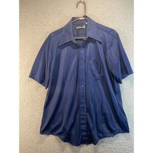 Bud Berma Shirt  Groovy Disco Mod Vintage 1970s Large‎ Mens